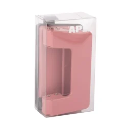 Perforatrice métallique rose mate, jusqu’à 12 feuilles, idéale pour le bureau