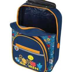 Petit Sac à dos à roulettes Monsieur Madame - 1 compartiment - mr men - Oberthur