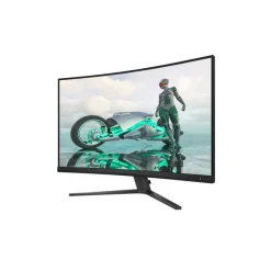 Philips Evnia 3000 32M2C3500L - Écran LED - jeux - incurvé - 32" (31.5" visualisable) - 2560 x 1440 QHD @ 180 Hz - Fast VA - 300 cd/m² - 3500:1 - HDR10 - 0.5 ms - 2xHDMI, DisplayPort - Charbon