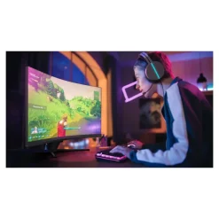 Philips Evnia 3000 32M2C3500L - Écran LED - jeux - incurvé - 32" (31.5" visualisable) - 2560 x 1440 QHD @ 180 Hz - Fast VA - 300 cd/m² - 3500:1 - HDR10 - 0.5 ms - 2xHDMI, DisplayPort - Charbon