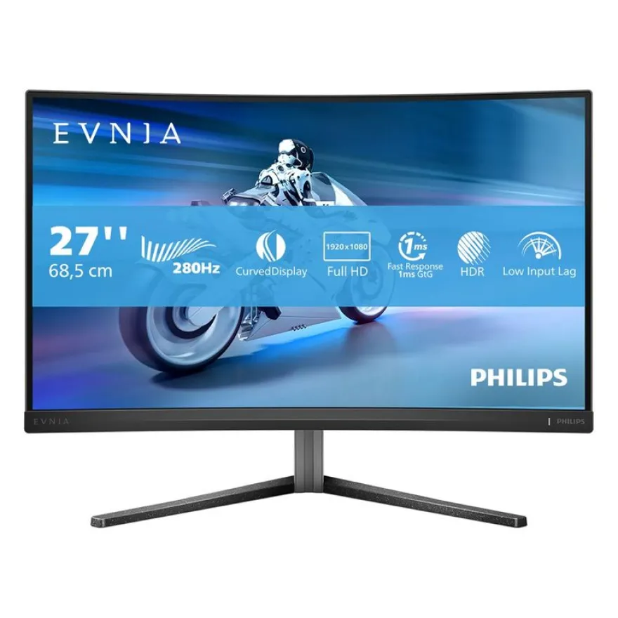 Philips Evnia 5000 27M2C5200W - Écran LED - jeux - incurvé - 27" - 1920 x 1080 Full HD (1080p) @ 280 Hz