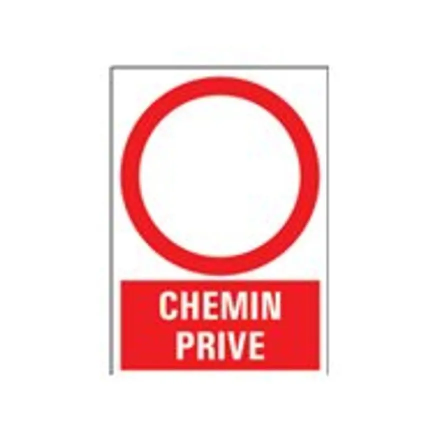 Pickup - Panneau Chemin privé - 230 x 330 mm