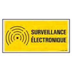 Pickup - Panneau de signalisation - 300 x 150 mm - Surveillance électronique