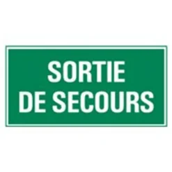 Pickup - Panneau de signalisation - 300 x 150 mm - Sortie de secours