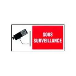 Pickup - Panneau de signalisation - 300 x 150 mm - Sous surveillance