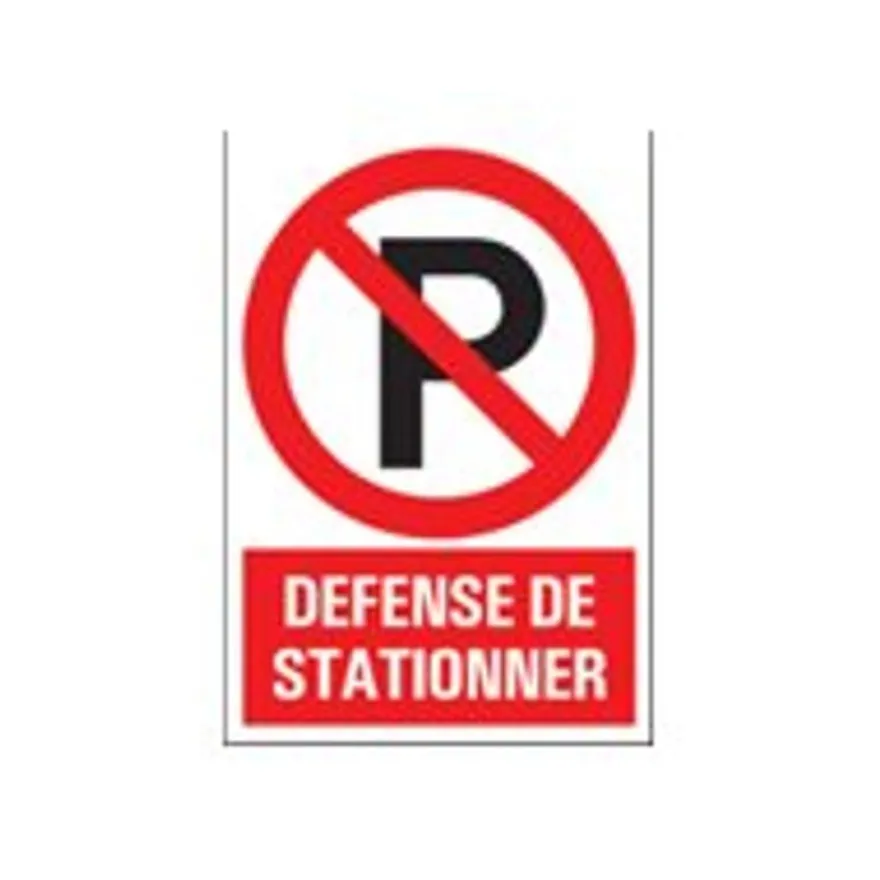 Pickup - Panneau Défense de stationner - 230 x 330 mm