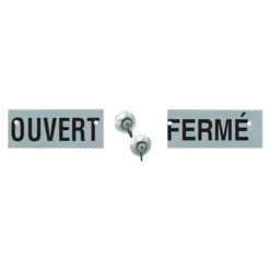 Pickup - Panneau double face - 70 x 150 mm - ouvert/fermé