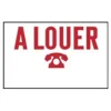 Pickup - Pictogramme - A louer - 330 x 240 mm