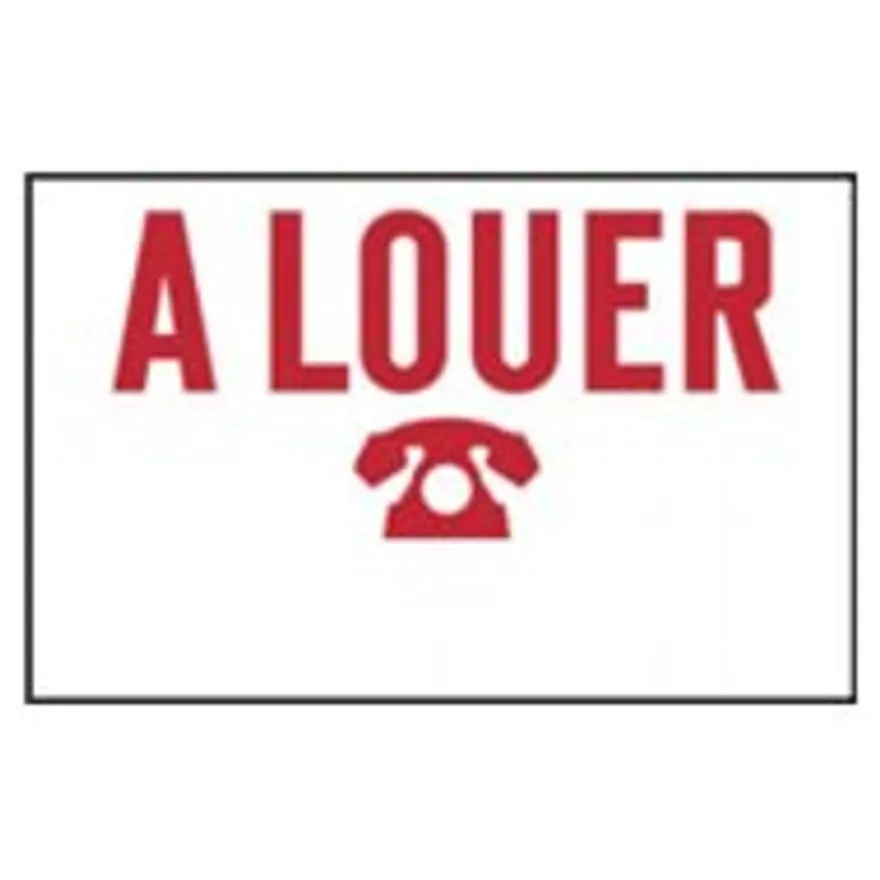 Pickup - Pictogramme - A louer - 330 x 240 mm