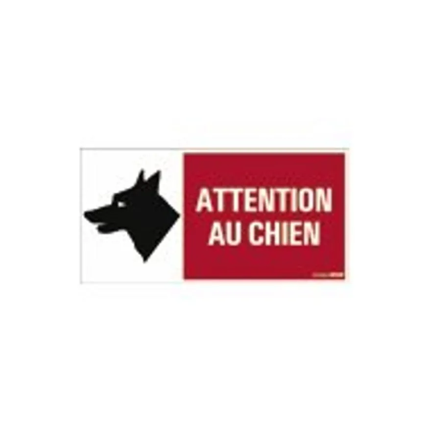 Pickup - Pictogramme - Attention au chien - 300 x 150 mm