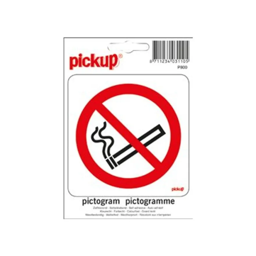 Pickup - Pictogramme - Défense de fumer - 100 x 100 mm