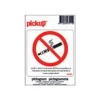Pickup - Pictogramme - Interdiction de vapoter - 100 x 100 mm