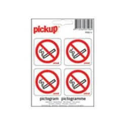 Pickup - Pictogramme - Interdit de fumer - 4 autocollants