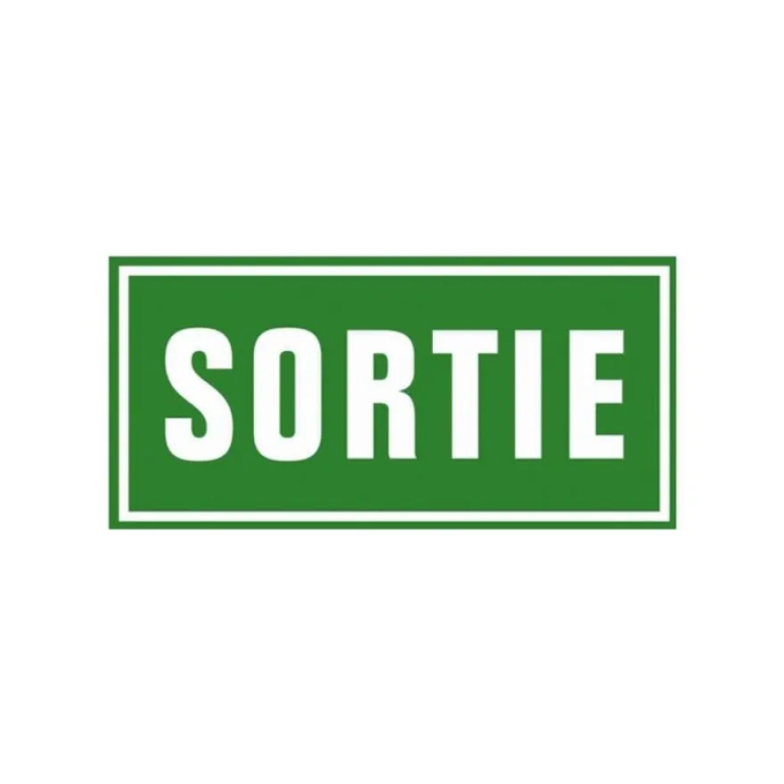 Pickup - Pictogramme - Sortie - 300 x 150 mm
