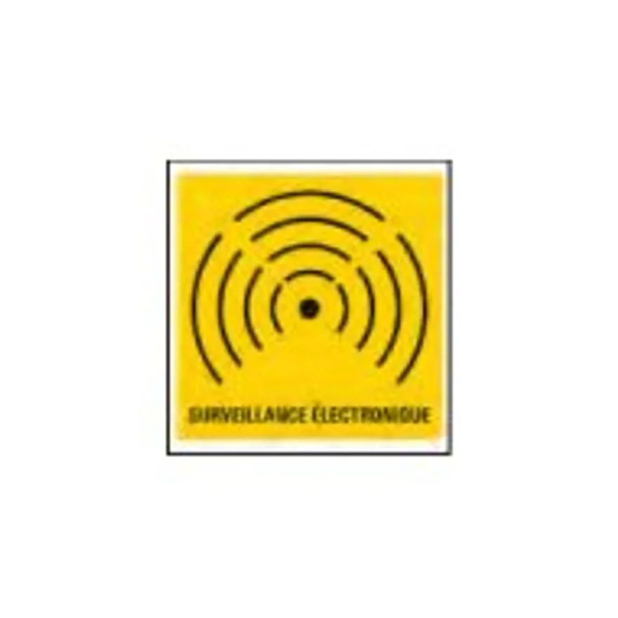 Pickup - Pictogramme - Surveillance électronique - 150 x 150 mm