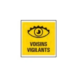 Pickup - Pictogramme - Voisins vigilants - 150 x 150 mm
