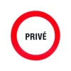 Pickup - Pictogramme rond - Privé - 300 mm