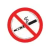 Pickup - Pictogramme rond - Interdiction de vapoter - 150 mm