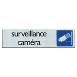 Pickup - Plaque de signalisation - 165 x 44 mm - surveillance caméra