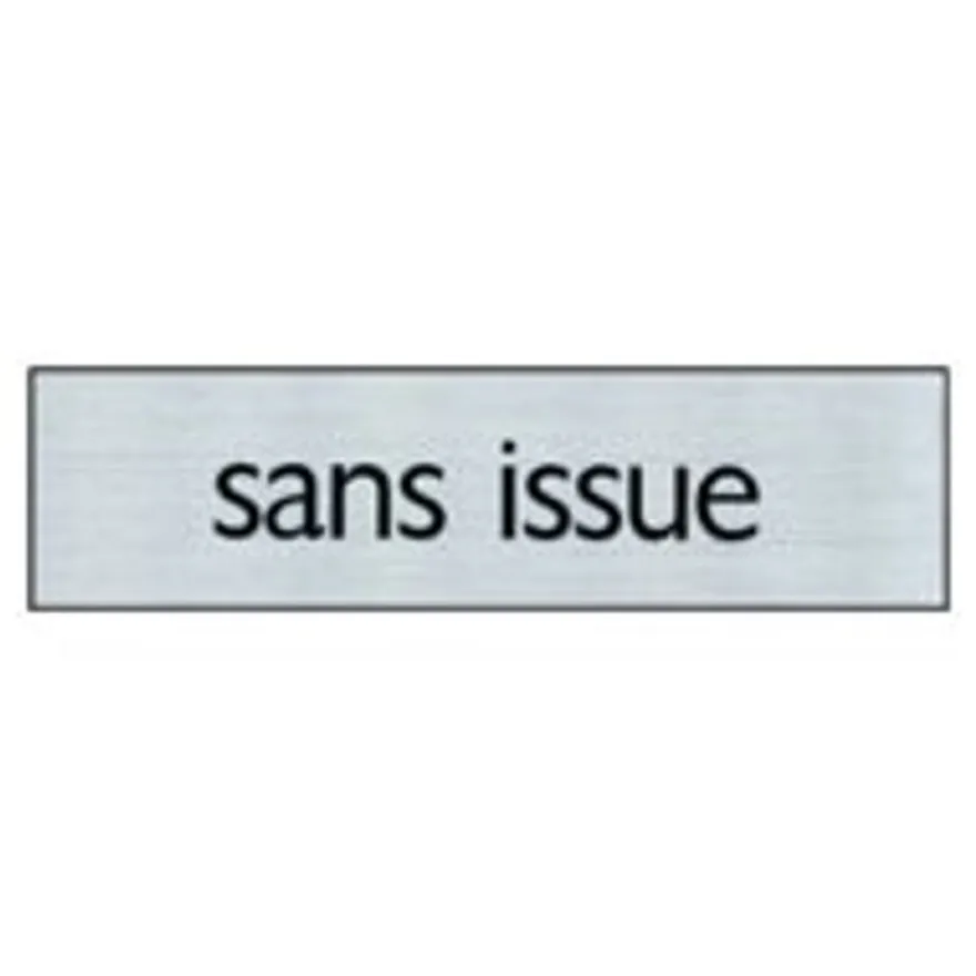 Pickup - Plaque de signalisation - 165 x 44 mm - sans issue