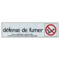 Pickup - Plaque de signalisation - 165 x 44 mm - défense de fumer
