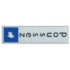 Pickup - Plaque de signalisation - 165 x 44 mm - poussez (vertical)
