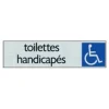 Pickup - Plaque de signalisation - 165 x 44 mm - WC (handicapés)