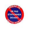Pickup - Plaque de signalisation ronde - 180 mm (diamêtre) - parking interdit