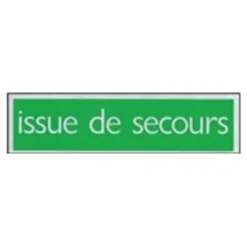 Pickup - Plaque de signalisation - 165 x 44 mm - issue de secours