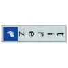 Pickup - Plaque de signalisation - 165 x 44 mm - tirez (vertical)