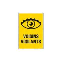 Pickup - Plaque de signalisation - 230 x 330 mm - voisins vigilants