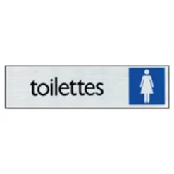 Pickup - Plaque de signalisation - 165 x 44 mm - toilettes pour femmes