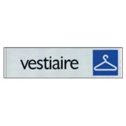 Pickup - Plaque de signalisation - 165 x 44 mm - vestiaire