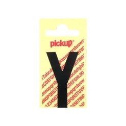 Pickup - Étiquette autocollante - 150 mm - Lettre Y - noir mat