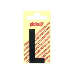Pickup - Étiquette autocollante - 90 mm - Lettre L - noir mat