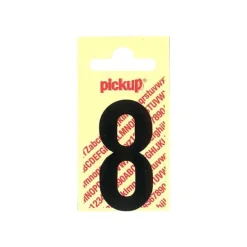 Pickup - Étiquette autocollante - 90 mm - Chiffre 8 - noir mat