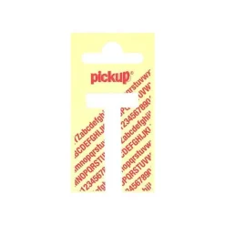Pickup - Étiquette autocollante - 90 mm - Lettre T - blanc mat