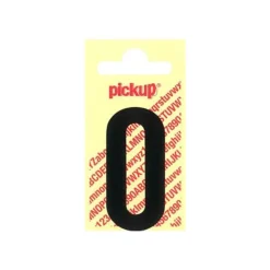 Pickup - Étiquette autocollante - 90 mm - Lettre O - noir mat