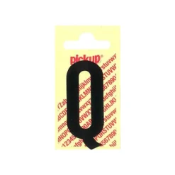 Pickup - Étiquette autocollante - 90 mm - Lettre Q - noir mat