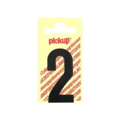 Pickup - Étiquette autocollante - 150 mm - Chiffre 2 - noir mat