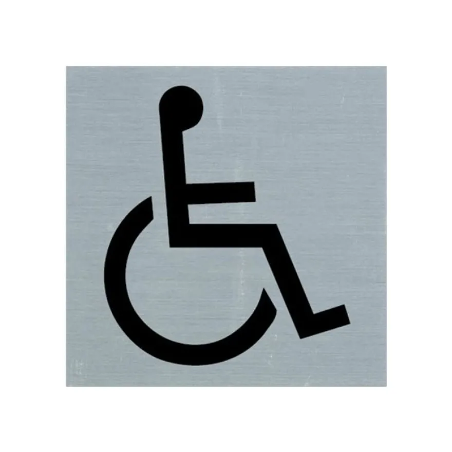 Pickup Alulook - Pictogramme Handicapés - 80 x 80 mm