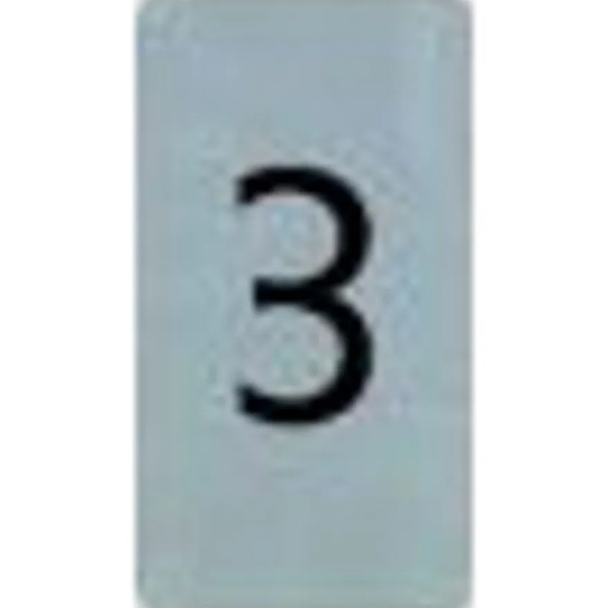 Pickup Alulook - Étiquette autocollante - 60 x 44 mm - Chiffre 3