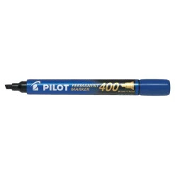 Pilot 400 - Marqueur permanent - pointe biseau large - bleu