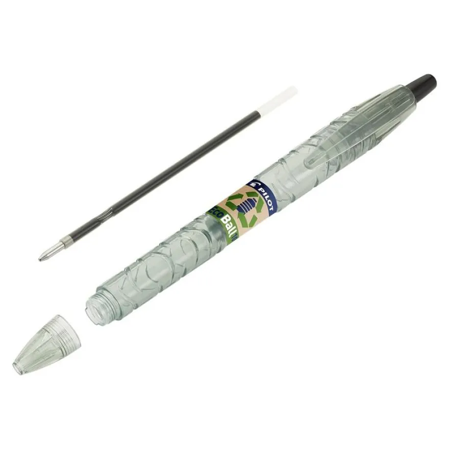 Pilot B2P EcoBall - Stylo à bille - noir - 1 mm