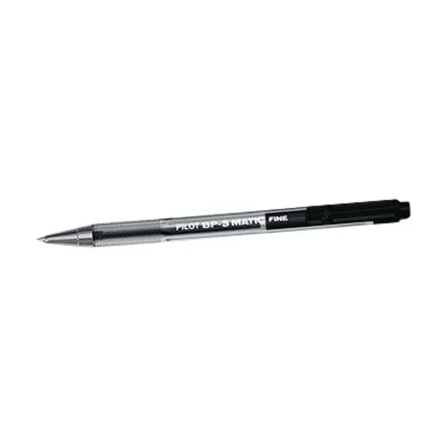 Pilot BP-S Matic - Stylo à bille - rétractable - noir - 0.7 mm