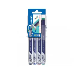 Pilot FriXion - 4 Feutres fins effaçables - couleurs assorties