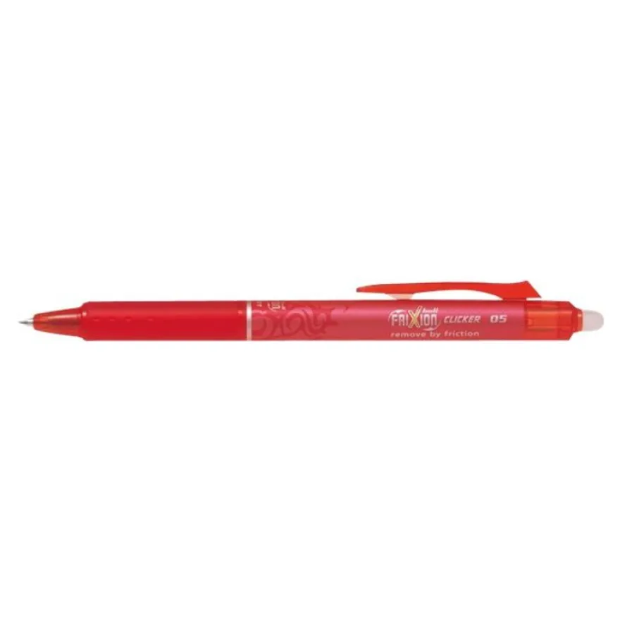 Pilot Frixion Ball Clicker - Roller effaçable - 0,5 mm - rouge