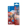Pilot Frixion Ball Clicker Naruto - Pack de 3 Rollers effaçables - 0,7 mm - couleurs assorties