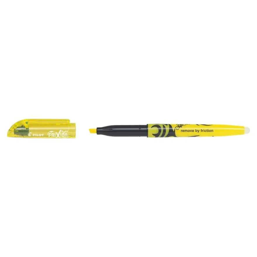 Pilot FriXion Light - Pack de 4 surligneurs - vert, jaune, orange, rose