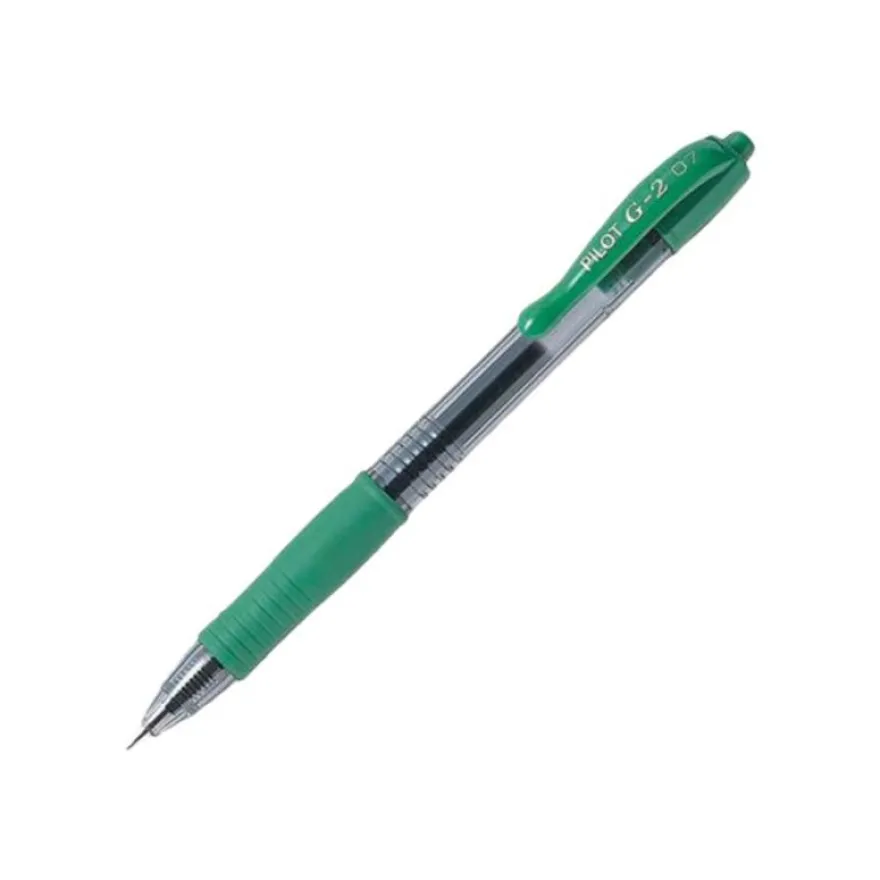 Pilot G-2 - Roller encre gel rétractable - 0,7 mm - vert